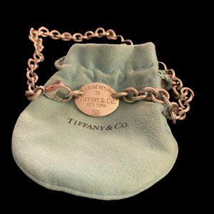 Tiffany & Co. ~ Please Return To Tiffany & Co. Oval Tag Necklace
